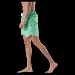 Dedicated Swim Shorts Sandhamn Bananas Green Grön Online