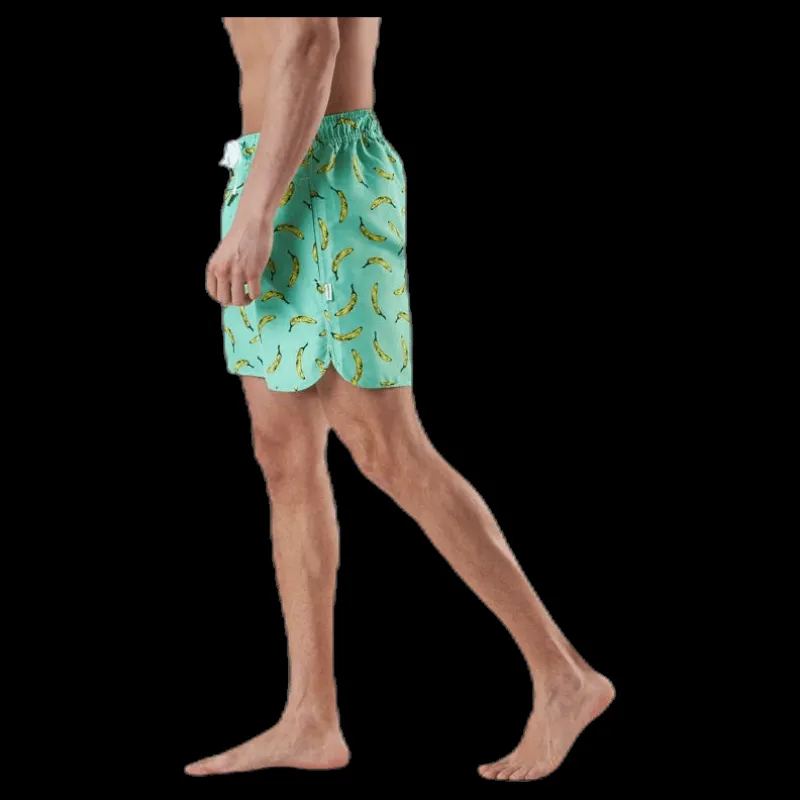 Dedicated Swim Shorts Sandhamn Bananas Green Grön Online