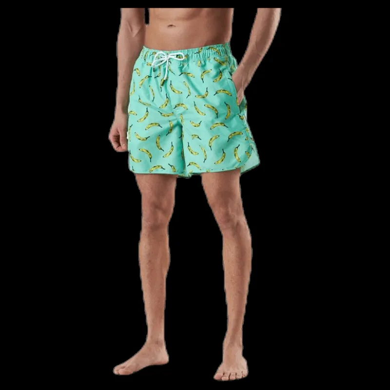 Dedicated Swim Shorts Sandhamn Bananas Green Grön Online