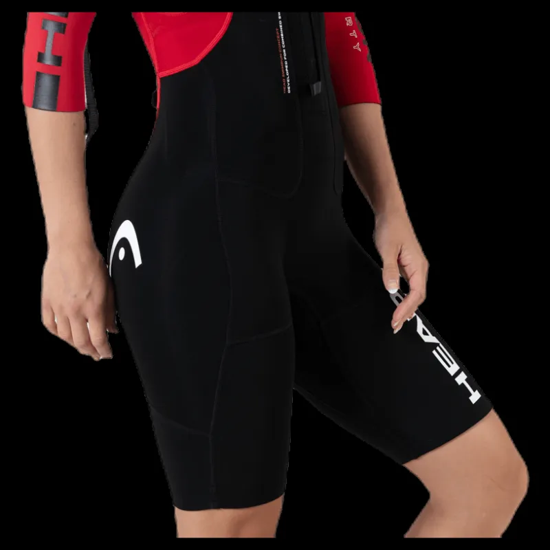 Clearance Head Swimrun Rough Shorty Black/Red Svart och Röd