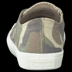 New Sneaky Steve Swing Low Camo Beige, Brun och Grön