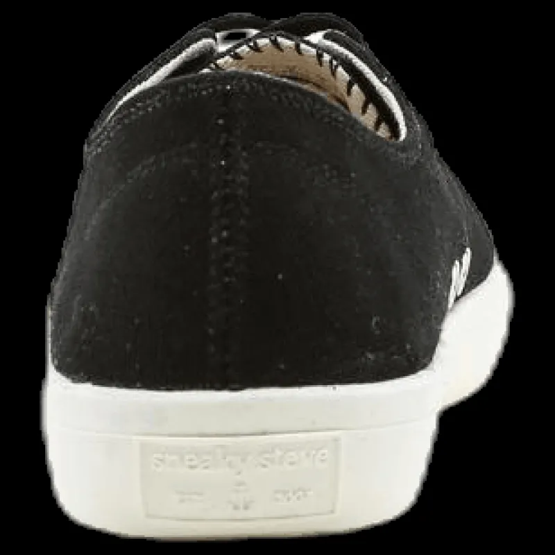 Outlet Sneaky Steve Swing Low Canvas Sho Black Svart