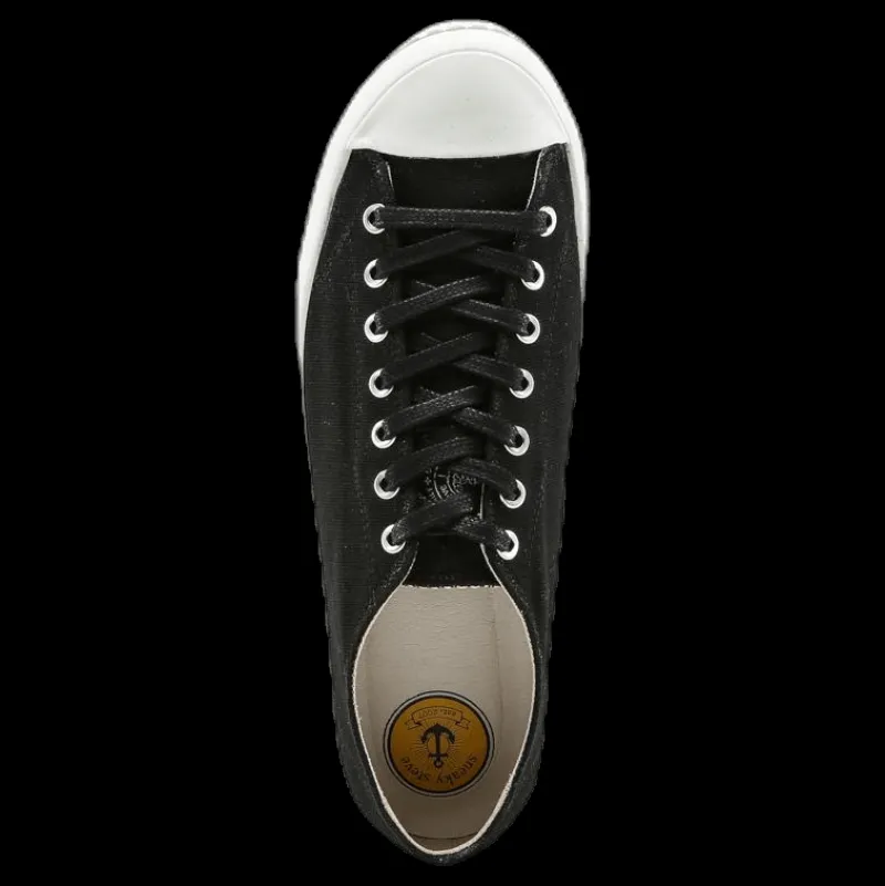 Outlet Sneaky Steve Swing Low Canvas Sho Black Svart