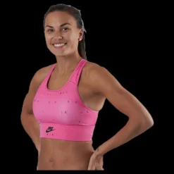 Outlet Nike Swoosh Air Bra Print Pink/Black Rosa