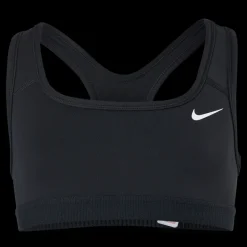 Nike Swoosh Big Kids' (Girls') Sports Bra BLACK/WHITE Svart