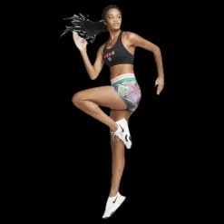 Discount Nike Swoosh Icon Clach Band Bra Pink/Black Flerfärgad
