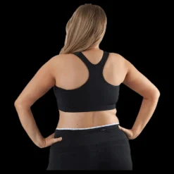 Nike Swoosh Icon Clash Bra Plus White/Black Svart New
