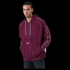 Discount Nike Swoosh Jacket White/Red Lila
