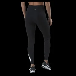 Nike Swoosh Run Tight 7/8 Black/Silver Svart Best