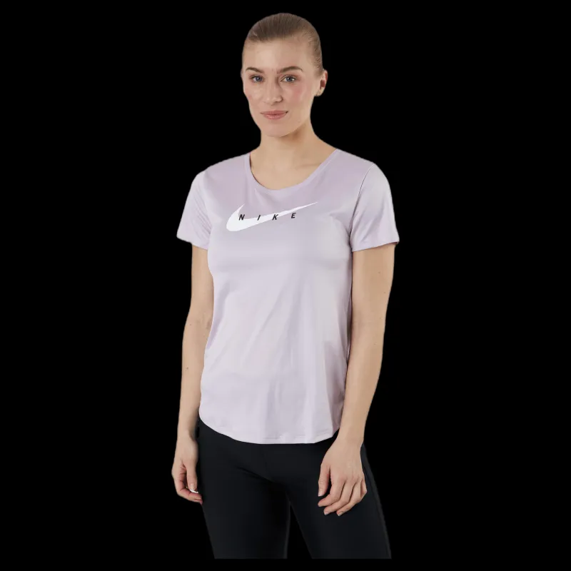 Outlet Nike Swoosh Run Top SS Purple Rosa