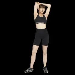 Online Nike Swoosh Ultrabreathe Bra Black Svart