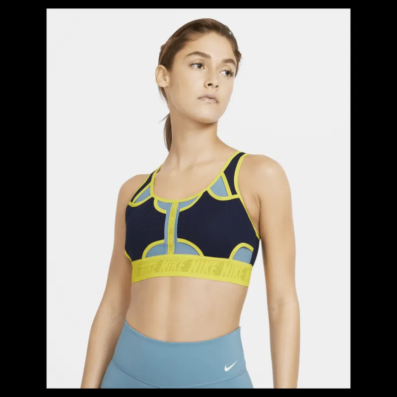 Online Nike Swoosh Ultrabreathe Bra Blue Blå