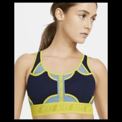 Online Nike Swoosh Ultrabreathe Bra Blue Blå