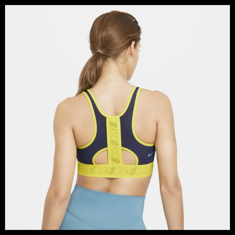Online Nike Swoosh Ultrabreathe Bra Blue Blå