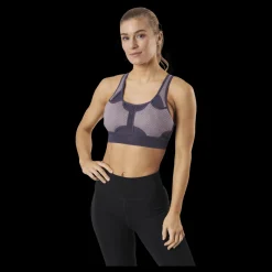 Hot Nike Swoosh Ultrabreathe Bra Purple Svart