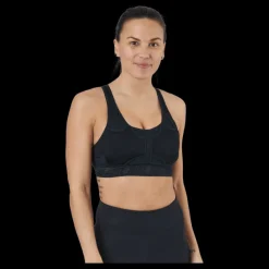 Sale Nike Swoosh Ultrabreathe Women Bra Black/black/black/dk Smoke Gre Svart
