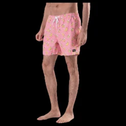 Clearance Björn Borg Sylvester Loose Shorts Pink/Yellow Rosa och Gul