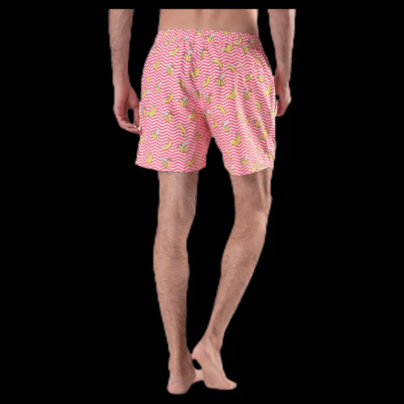 Clearance Björn Borg Sylvester Loose Shorts Pink/Yellow Rosa och Gul