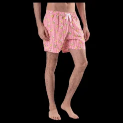 Clearance Björn Borg Sylvester Loose Shorts Pink/Yellow Rosa och Gul
