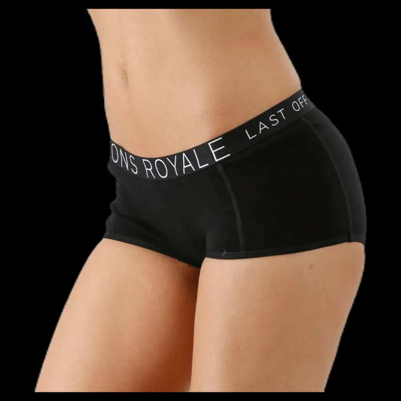 Mons Royale Sylvia Boyleg Panel FOLO Black Svart Outlet