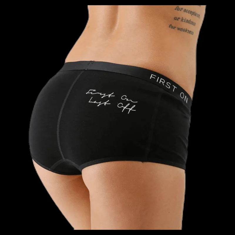 Mons Royale Sylvia Boyleg Panel FOLO Black Svart Outlet