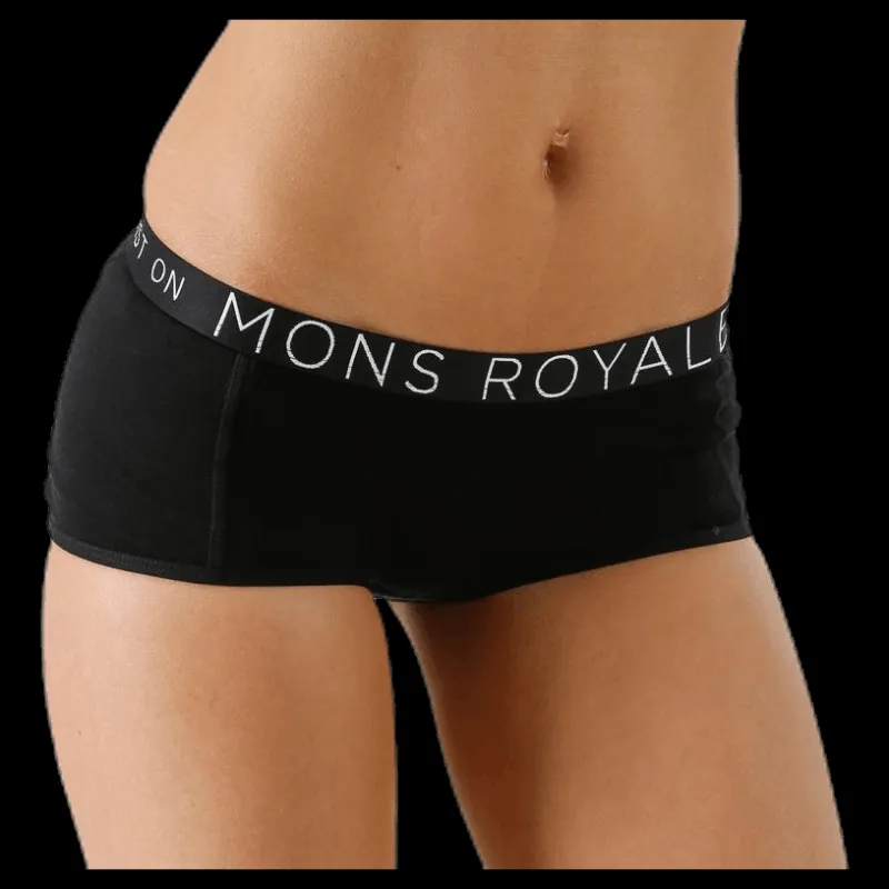 Mons Royale Sylvia Boyleg Panel FOLO Black Svart Outlet