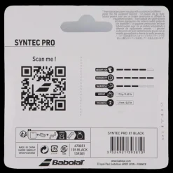 Discount Babolat Syntec Pro 1-pack Black Svart