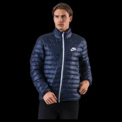 Clearance Nike Syntetic Fill Bubble Jacket Blue Blå