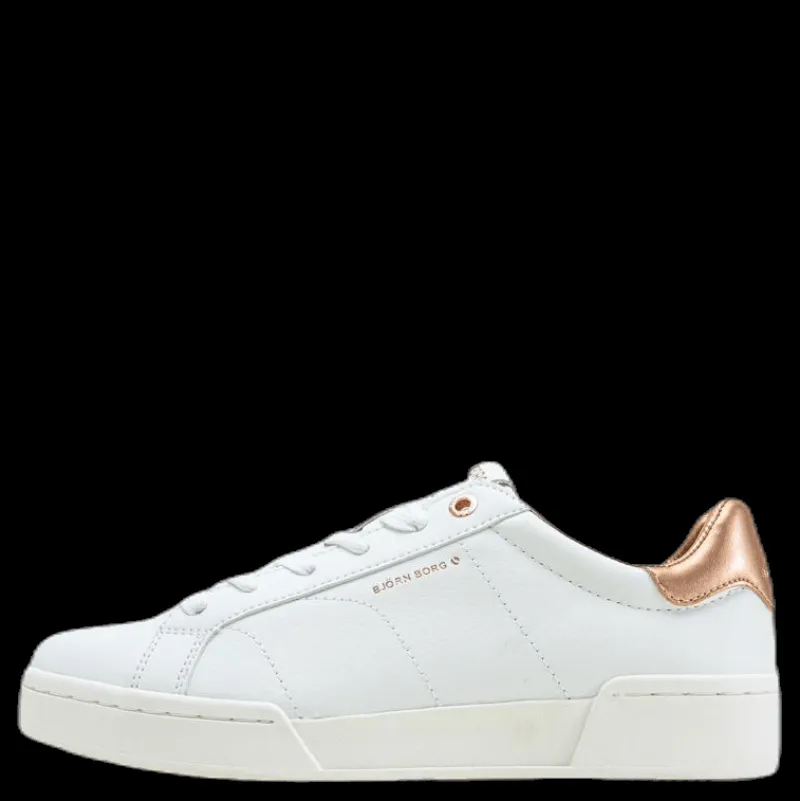 New Björn Borg T1306 Low Cls Met Pink/White Rosa och Vit