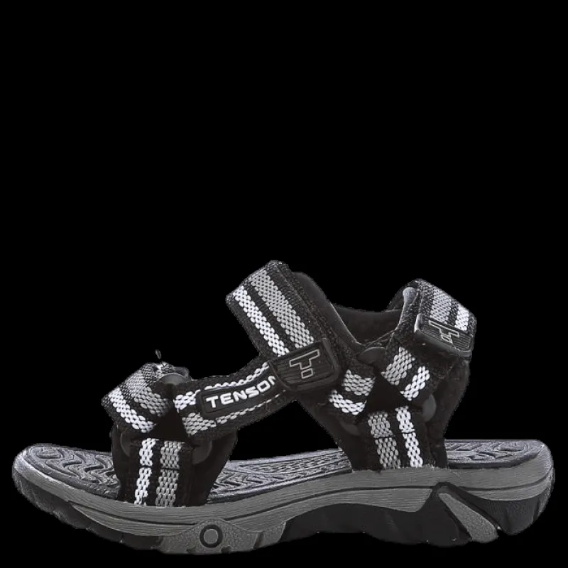 Sale Tenson Tail Woven Sandal Black Svart