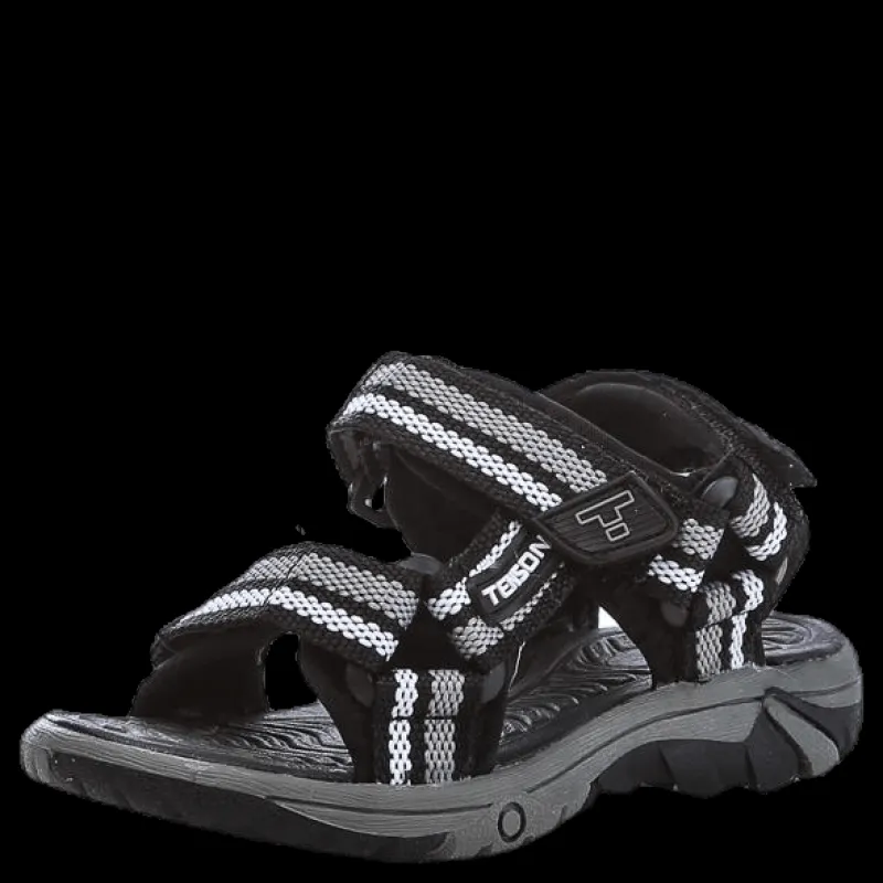 Sale Tenson Tail Woven Sandal Black Svart