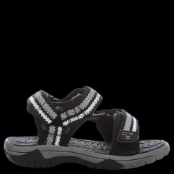 Sale Tenson Tail Woven Sandal Black Svart