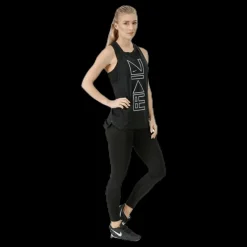 Nike Tailwind Flash Tank Black/Silver Svart Sale