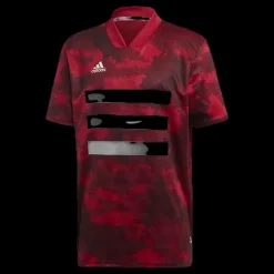 Discount adidas Tango AOP Jersey Red Flerfärgad