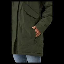 Didriksons Tanja Wns Parka 6 Green Grön Discount