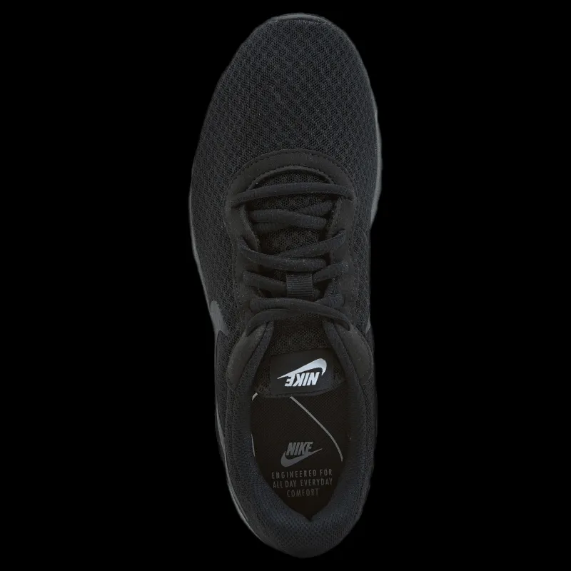 Nike Tanjun Women's Shoe Black/black-white Svart Clearance