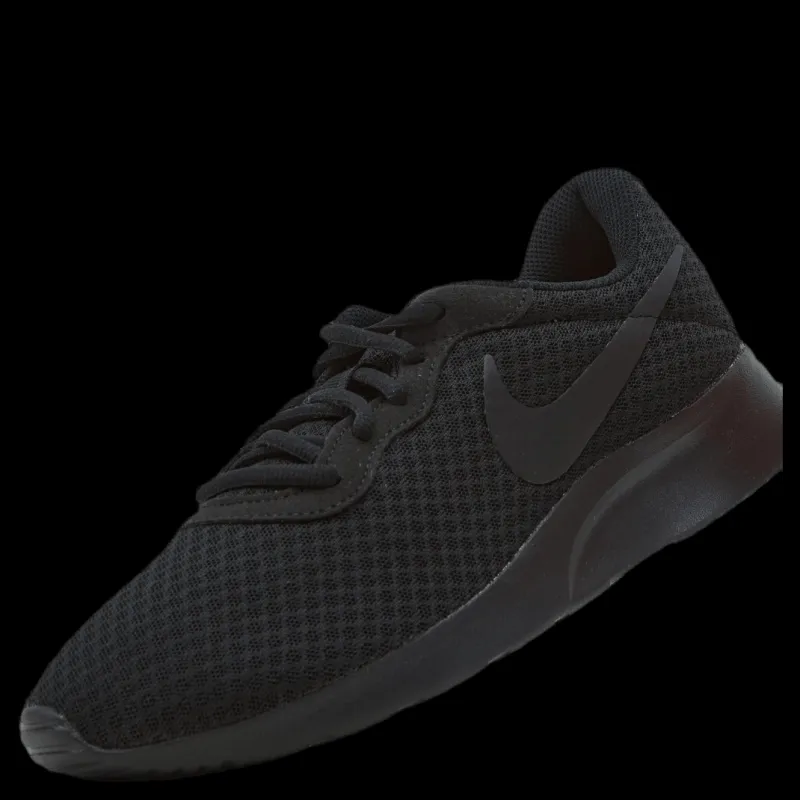 Nike Tanjun Women's Shoe Black/black-white Svart Clearance