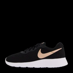 Outlet Nike Tanjun Women's Shoes BLACK/MTLC RED BRONZE-BARELY VOLT-WHITE Svart