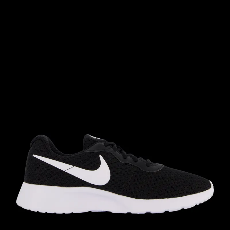 Nike Tanjun Women's Shoes BLACK/WHITE-BARELY VOLT-BLACK Svart Clearance
