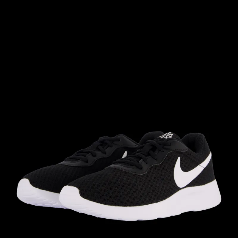 Nike Tanjun Women's Shoes BLACK/WHITE-BARELY VOLT-BLACK Svart Clearance