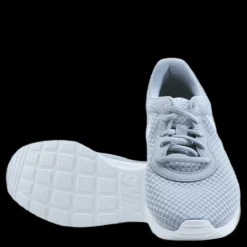 Clearance Nike Tanjun Women's Shoes WOLF GREY/WHITE-BARELY VOLT-BLACK Grå