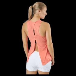 Outlet Babolat Tank Padel Cotton Women Coral Orange