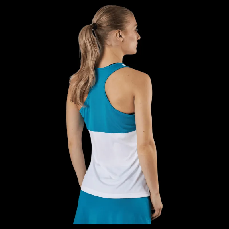 Babolat Tank Top Play Blue/White Blå och Vit Outlet