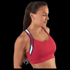 Outlet Tommy Hilfiger Sport Tape Bra Medium Impact Pink Rosa