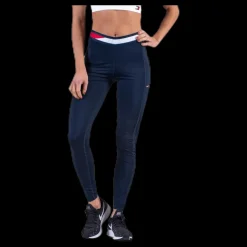 Hot Tommy Hilfiger Sport Tape Legging 7/8 Blue Blå
