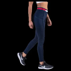 Hot Tommy Hilfiger Sport Tape Legging 7/8 Blue Blå