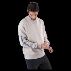 Sale Umbro Taped Drop Shoulder Sweat Beige