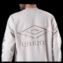 Sale Umbro Taped Drop Shoulder Sweat Beige