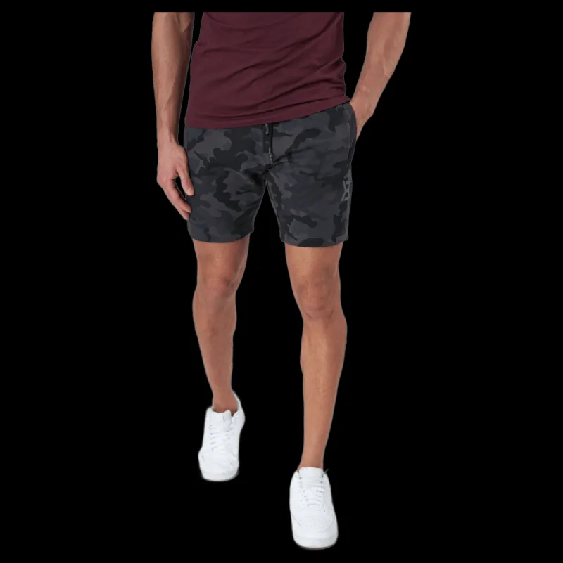 Clearance Better Bodies Tapered Sweatshorts Dark Camo Svart