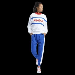 Reebok Te Linear Logo Crew TS Blue Flerfärgad Online